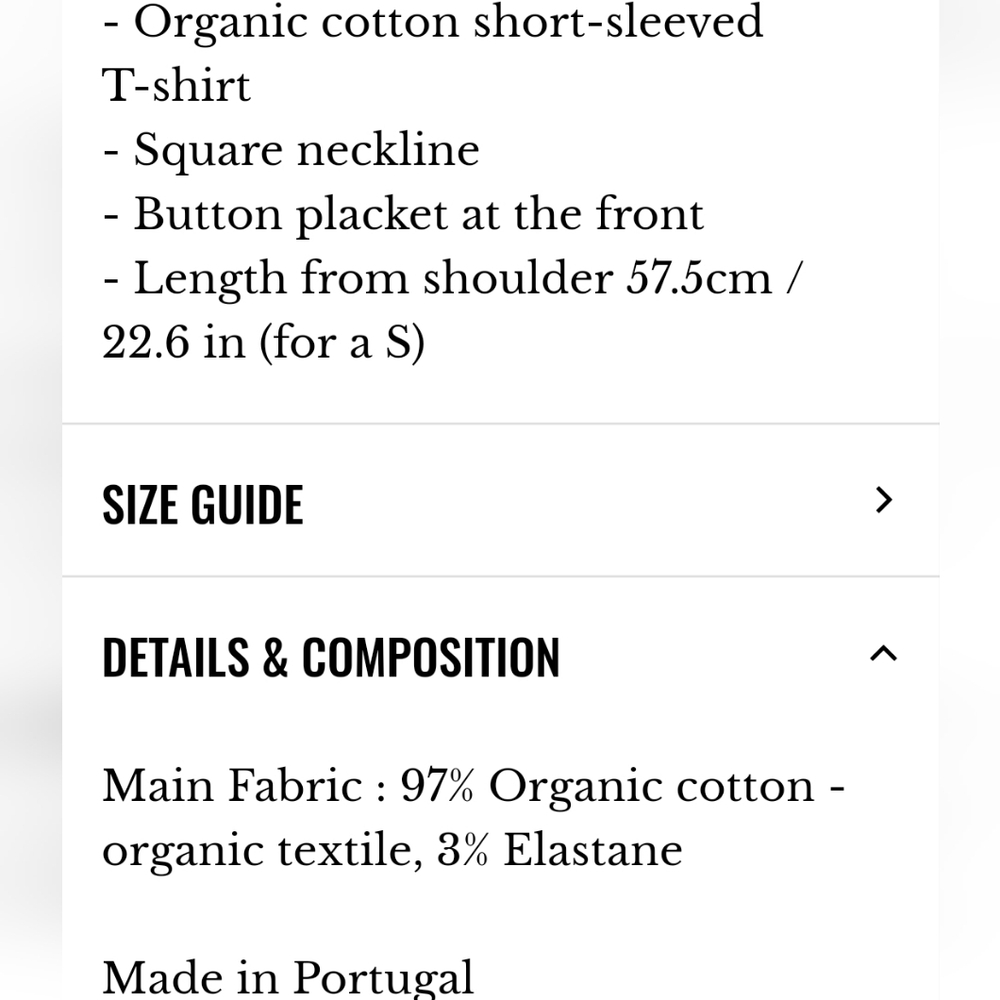 Nwt! Sezane Grant T.Shirt Black - Picture 4 of 10